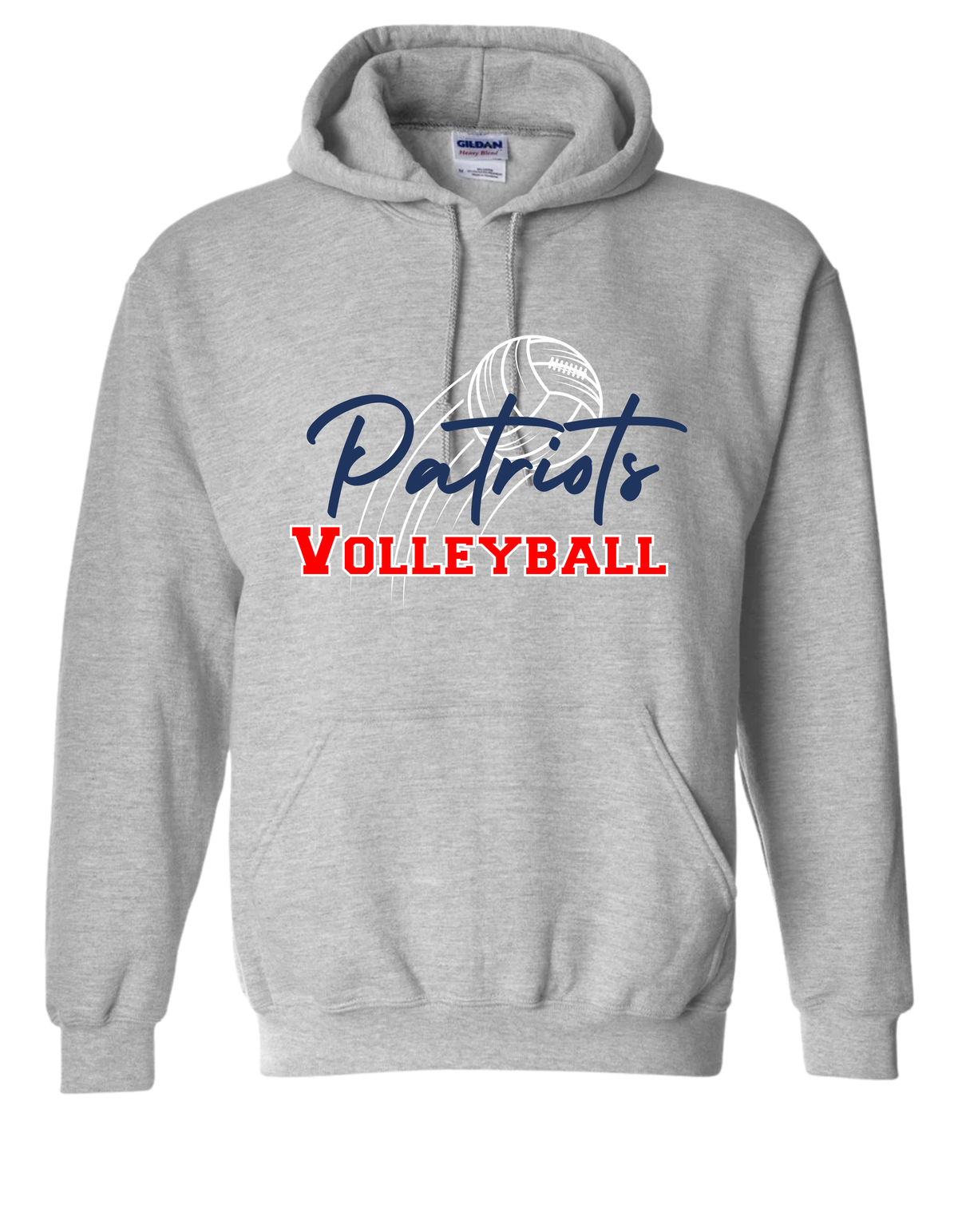 Eisenhower Volleyball Patriots Sport Gray hoodie