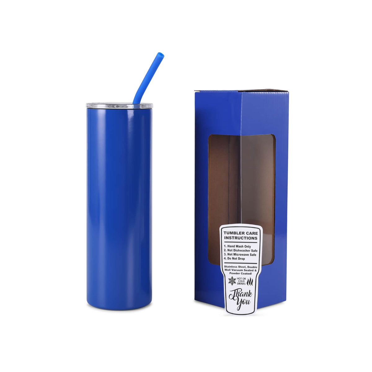 20 oz Skinny tumbler - Blue