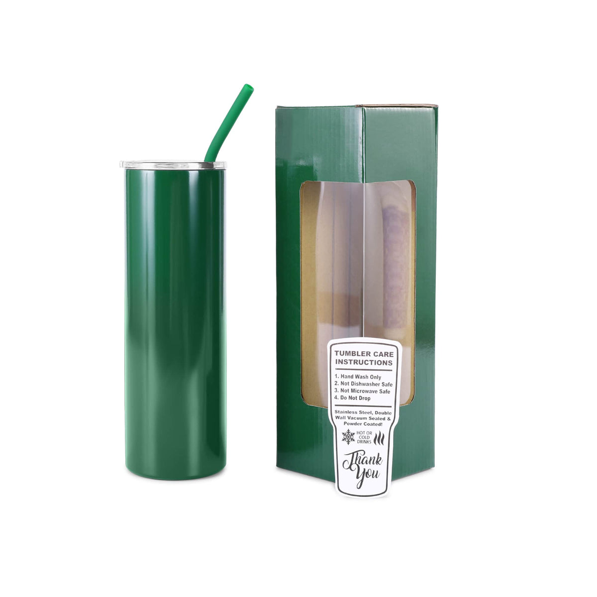 20 oz Skinny tumbler - Green