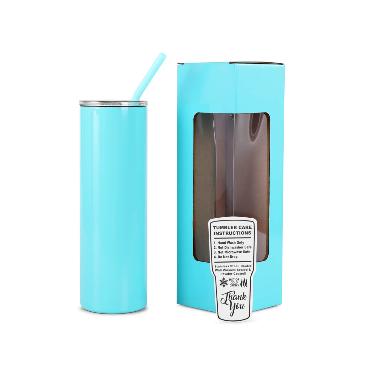 20 oz Skinny tumbler - Teal