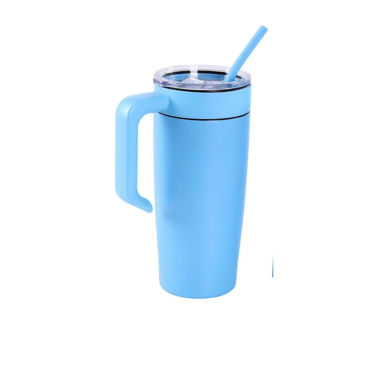 20 oz Classic with Matching Handle tumbler - Light Blue