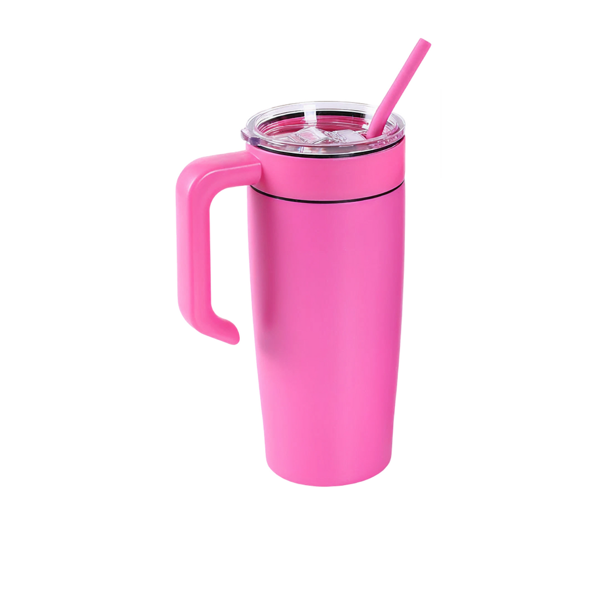 20 oz Classic with Matching Handle tumbler - Pink