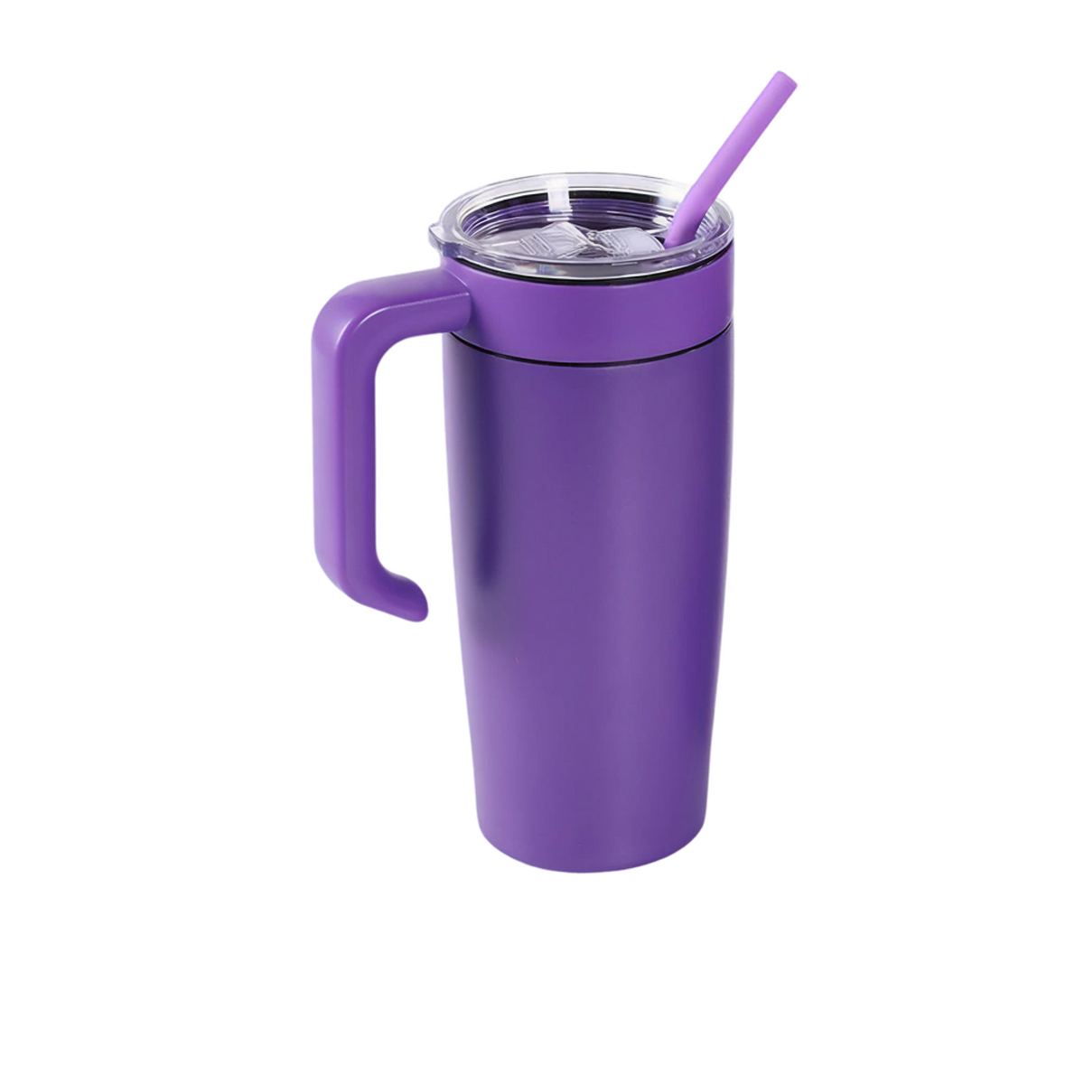 20 oz Classic with Matching Handle tumbler - Purple