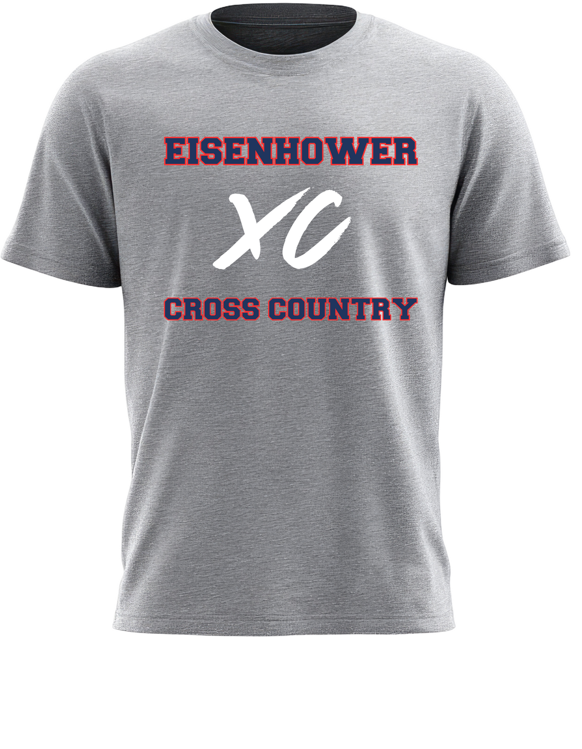 Eisenhower Cross Country XC Sport Gray tee