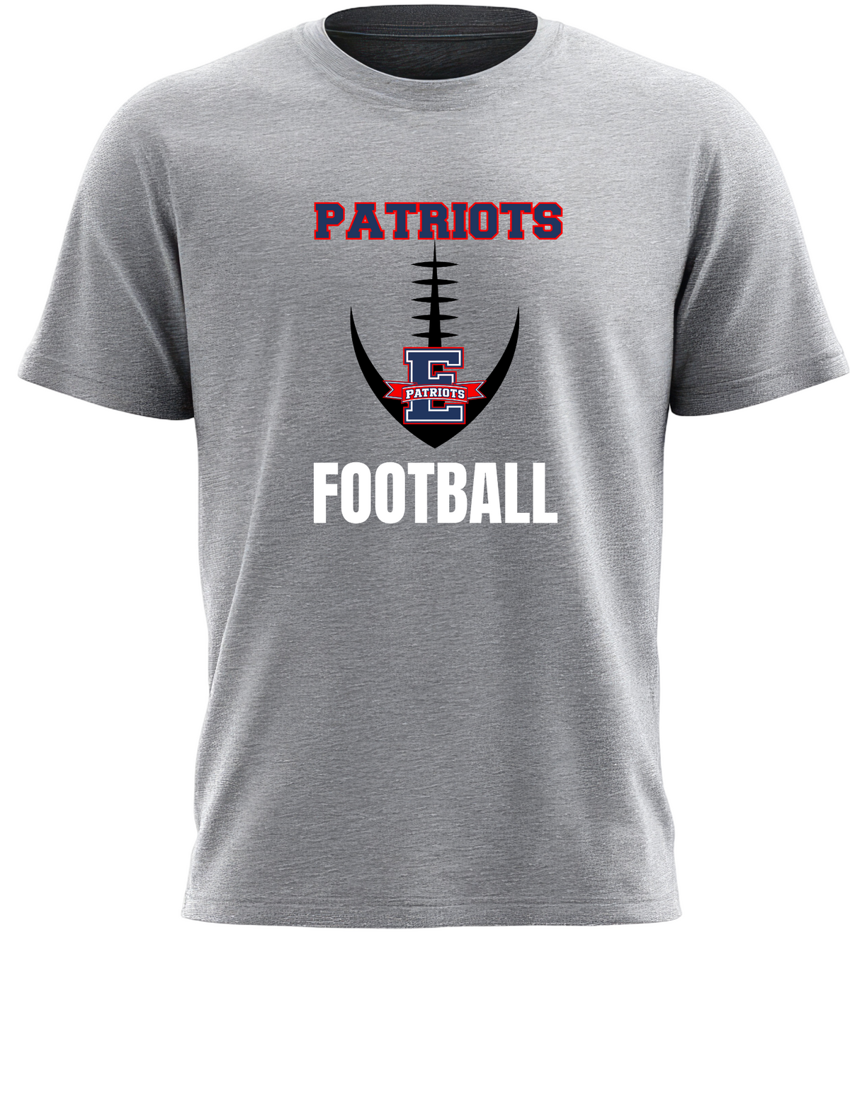 Eisenhower Football Football + E Sport Gray tee