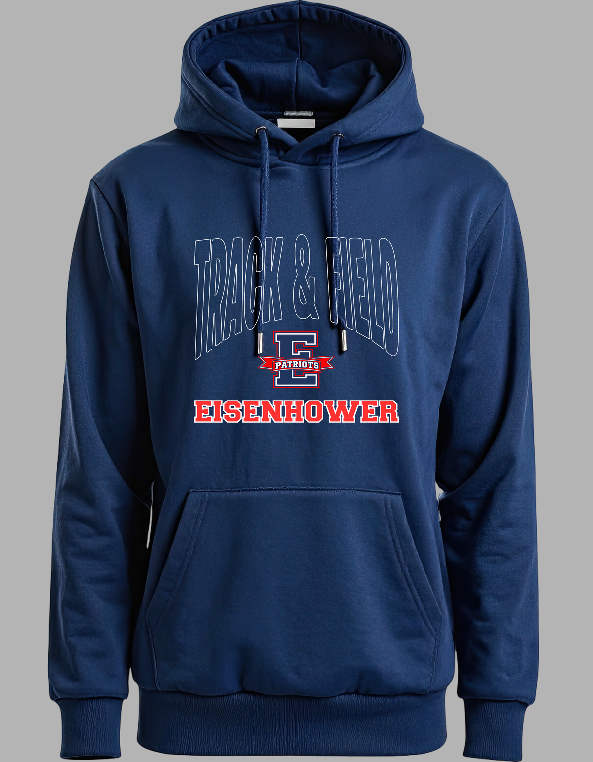 Eisenhower Track E Logo Navy hoodie