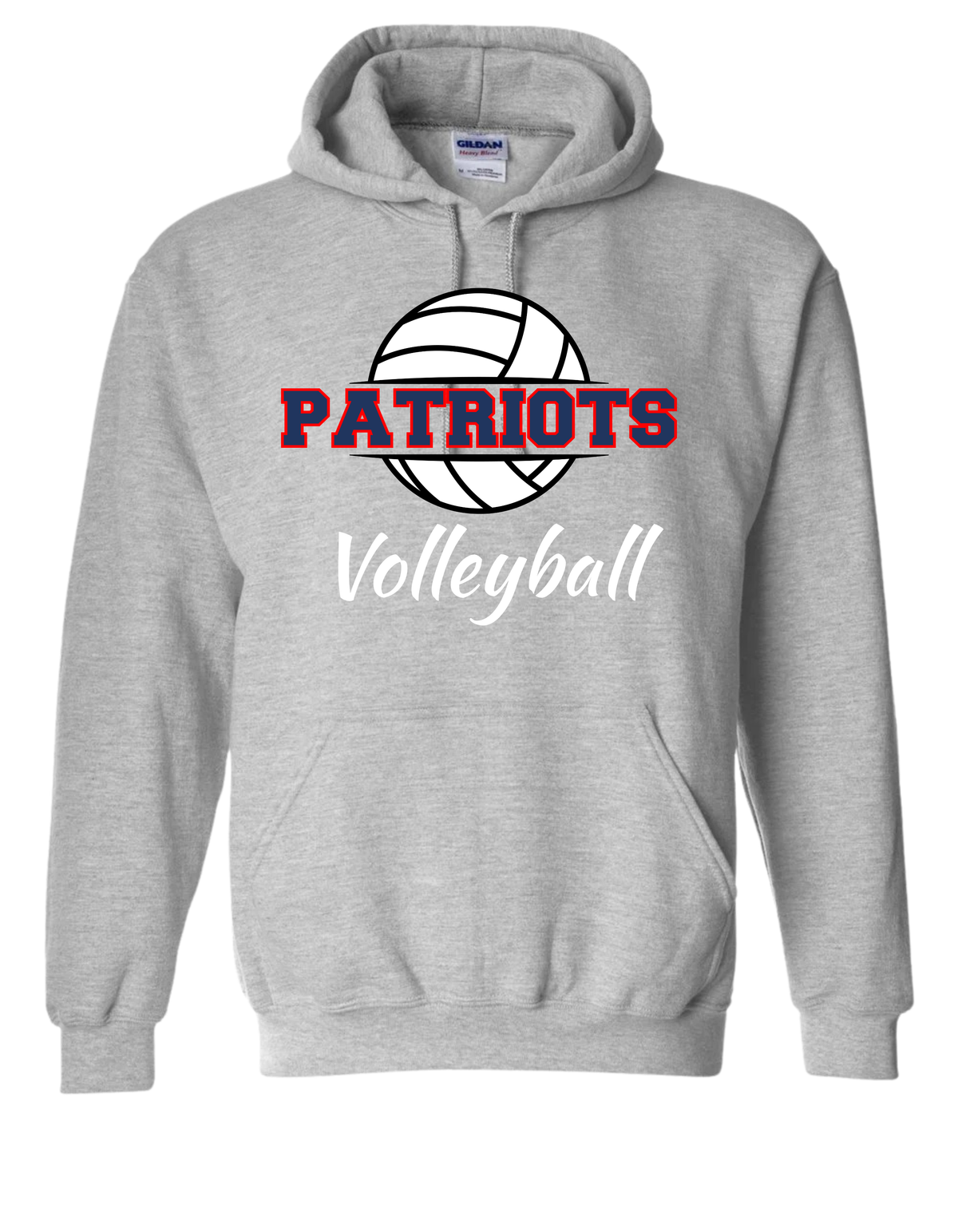 Eisenhower Volleyball Split Ball Sport Gray hoodie