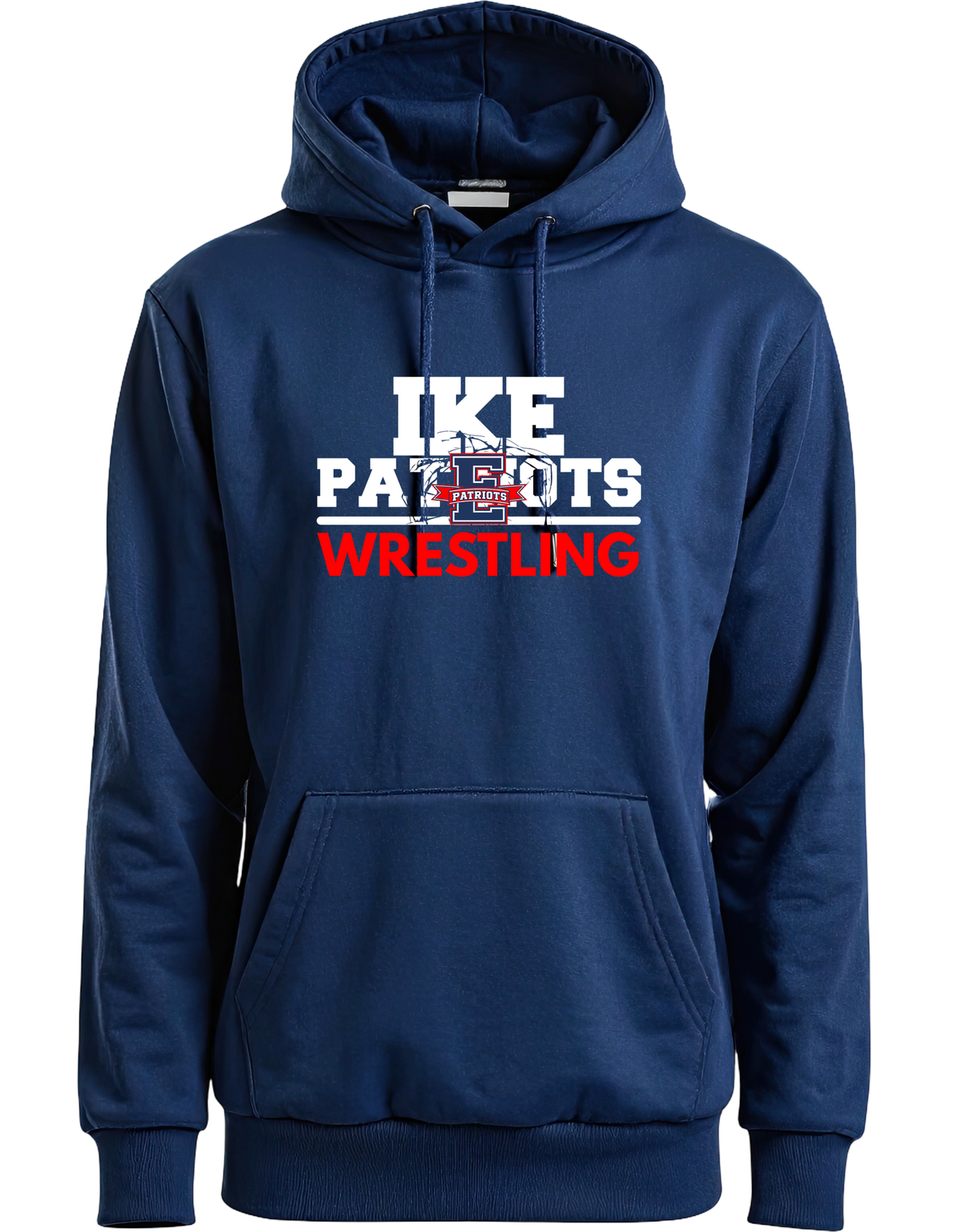 Eisenhower Wrestling E Logo Navy hoodie