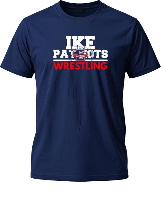 Eisenhower Wrestling E Logo Navy tee