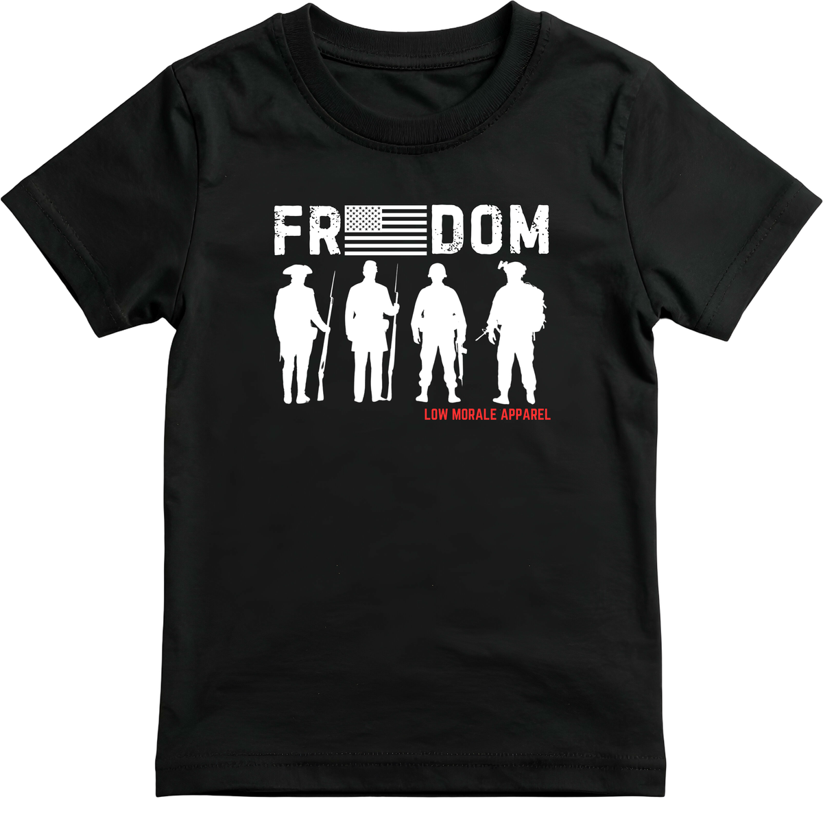 FREEDOM black tee mockup
